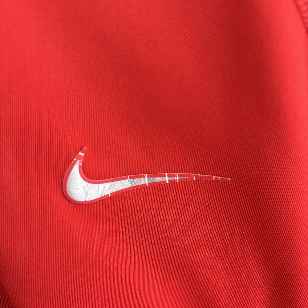 Nike Golf Tiger‎ Woods Shirt Mens Large Red 1/2 Zip Pullover